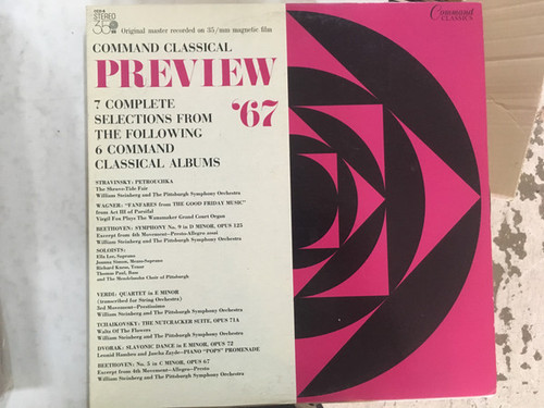 Various - Command Classical Preview - Command Classics, Command Classics, Grand Award Record Co., Inc. - CCD-6, CCD No.6 SD - LP, Comp, Smplr 1702546000