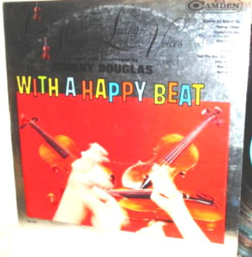 Living Strings, Living Voices, Johnny Douglas - With A Happy Beat (LP, Mono)