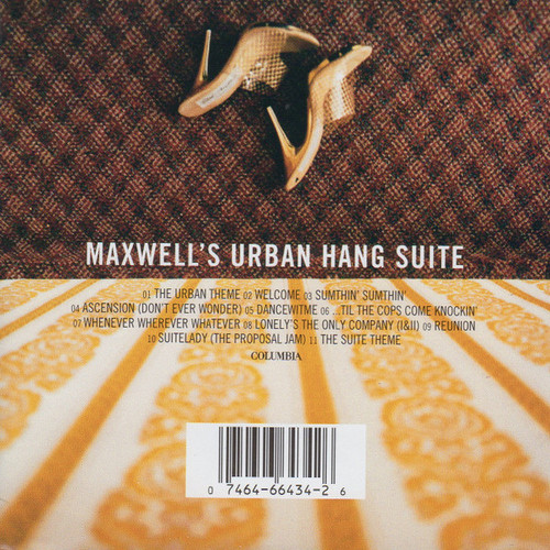 Maxwell - Maxwell's Urban Hang Suite - Columbia, Columbia - CK 66434, 66434 - CD, Album 1716441451