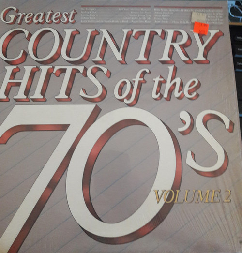 Various - Greatest Country Hits of the 70's Volume 2 - CBS Records - JC 36802 - LP, Comp 1723044826