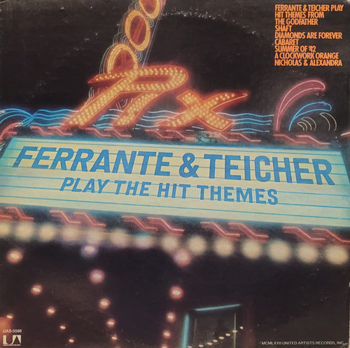 Ferrante & Teicher - Ferrante & Teicher Play The Hit Themes - United Artists Records - UAS 5588 - LP, Album 1732898287