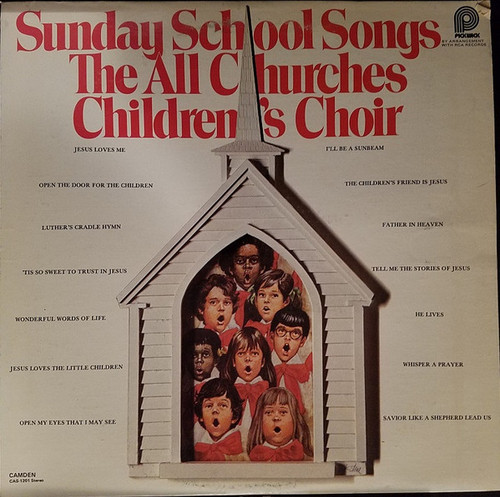 The All Churches Children's Choir - Sunday School Songs - Pickwick, Camden - CAS 1201 - LP, Album, RE 1737118651