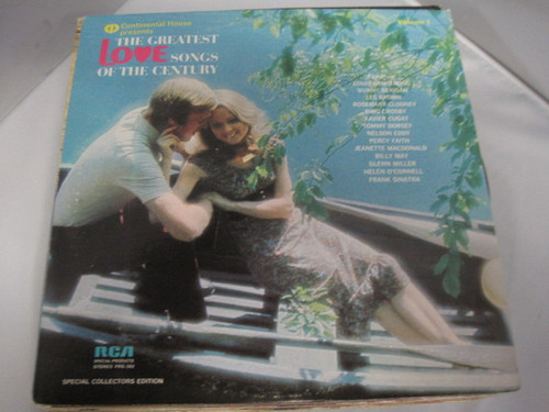 Various - The Greatest Love Songs Of The Century, Volume 1 - RCA Victor, RCA Special Products - PRS-382 - LP, Comp 1738555525