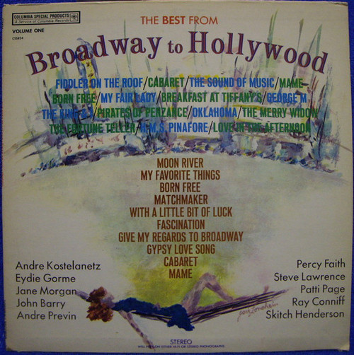 Various - The Best From Broadway To Hollywood - Columbia Special Products, Columbia Special Products - CSS824, CSS 824 - LP, Comp 1745220967