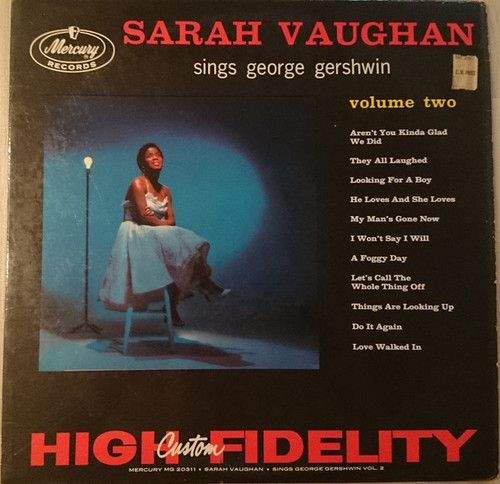 Sarah Vaughan - Sarah Vaughan Sings George Gershwin Volume Two - Mercury - MG-20311 - LP, Album, Mono 1747248454