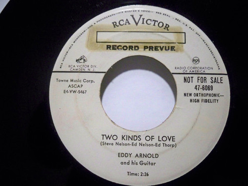 Eddy Arnold - In Time / Two Kinds Of Love - RCA Victor - 47-6069 - 7", Promo 1749018733