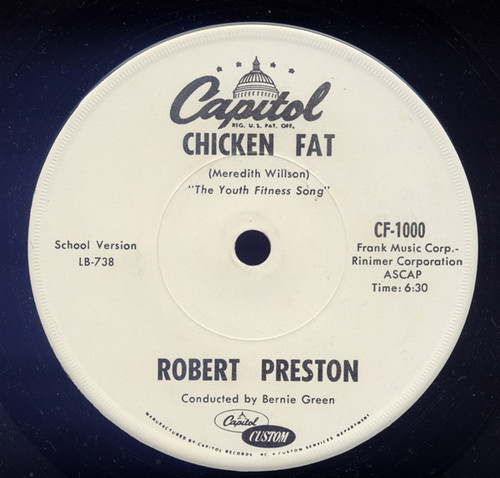 Robert Preston (3) - Chicken Fat - Capitol Records - CF-1000 - 7", Single 1749103630