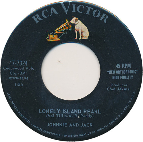 Johnnie And Jack - Lonely Island Pearl / Leave Our Moon Alone - RCA Victor - 47-7324 - 7", Single 1753815844