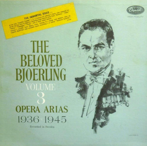 Jussi Björling - The Beloved Bjoerling: Vol. 3 , Opera Arias 1936-1945 - Capitol Records - G 7248 - LP, Comp, Mono 1756005475