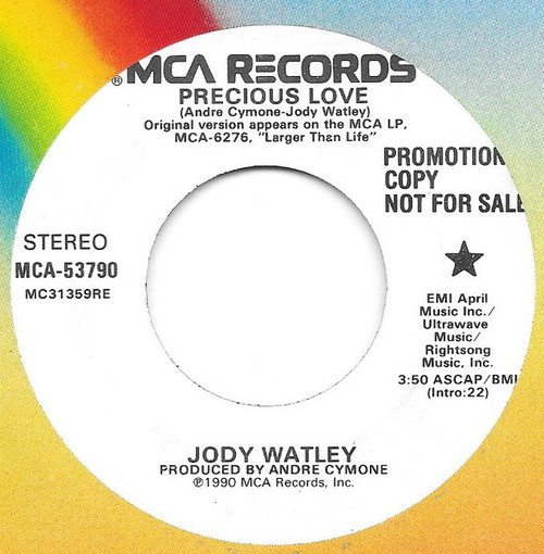 Jody Watley - Precious Love - MCA Records - MCA-53790 - 7", Promo 1761915724