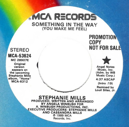 Stephanie Mills - Something In The Way (You Make Me Feel) - MCA Records - MCA-53624 - 7", Single, Promo 1761968827