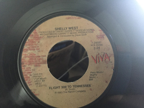 Shelly West - Flight 309 To Tennessee - Viva (3) - 7-29597 - 7", Single 1764336601