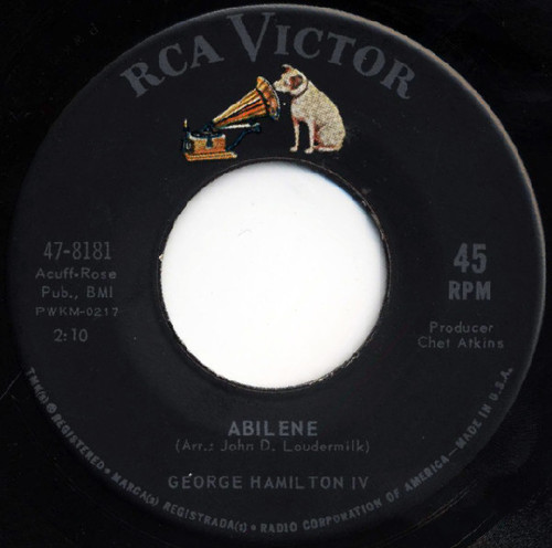 George Hamilton IV - Abilene / Oh So Many Years (7", Single)
