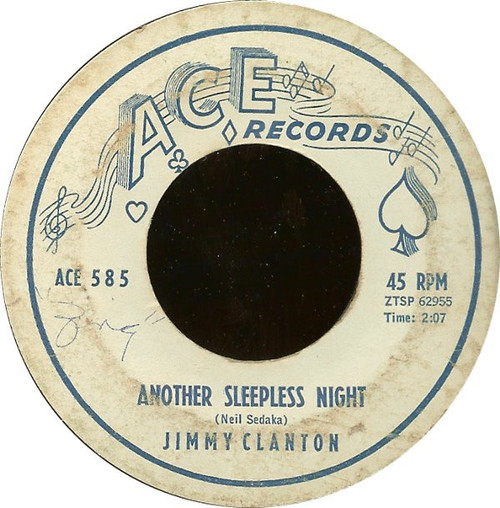 Jimmy Clanton - Another Sleepless Night - Ace Records (3) - ACE 585 - 7", Single, Mono, Styrene, Bri 1766642158