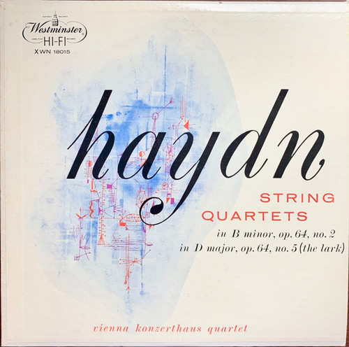 Joseph Haydn - String Quartets - Westminster - XWN 18015 - LP, Album, Mono 1766833294