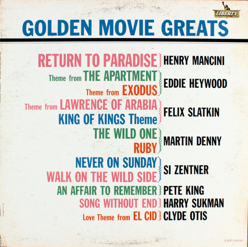 Various - Golden Movie Greats - Liberty - LRP-3306 - LP, Comp, Mono 1766851267