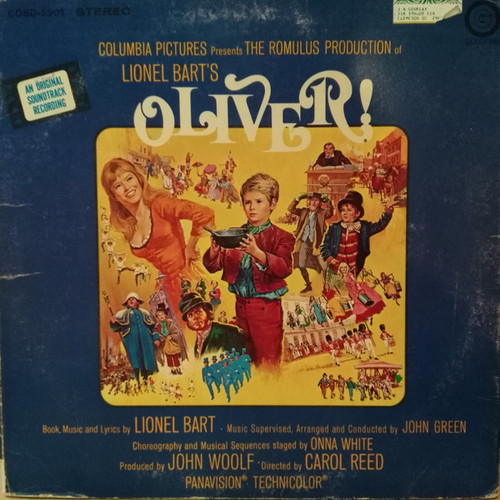Lionel Bart - Oliver! An Original Soundtrack Recording - Colgems - COSD-5501 - LP, Album, Gat 1768439026