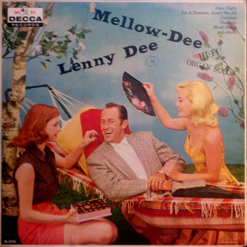 Lenny Dee (2) - Mellow-Dee (LP, Album, Mono)
