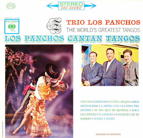 Trio Los Panchos - Los Panchos Cantan Tangos - Columbia - ES 1789 - LP 1772961037