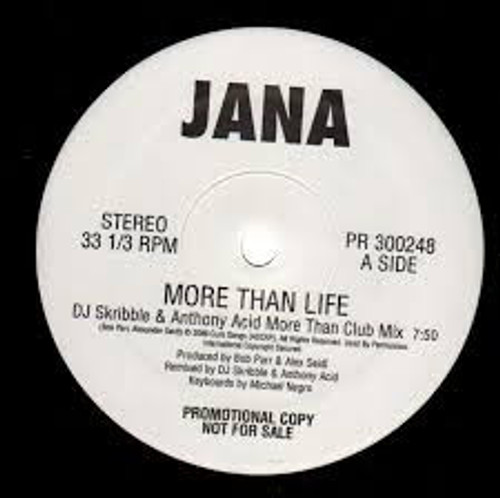 Jana - More Than Life - Curb Records - PR 300248 - 12", Promo 1801087570
