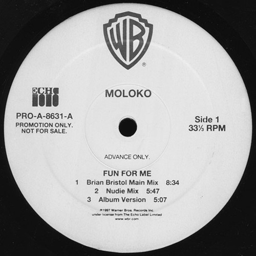 Moloko - Fun For Me - Warner Bros. Records - PRO-A-8631-A - 12", Promo 1803335599