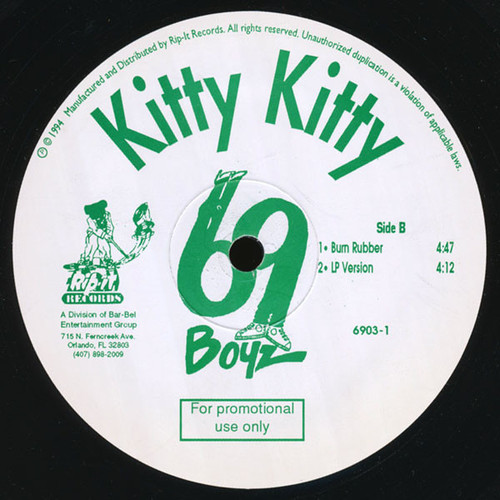 69 Boyz - Kitty Kitty - Rip-It Records - 6903-1 - 12", Promo 1806941167