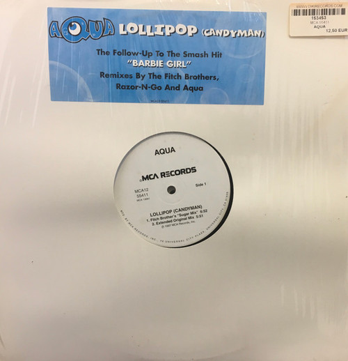 Aqua - Lollipop (Candyman) - MCA Records - MCA12 55411 - 12", Single 1807984843