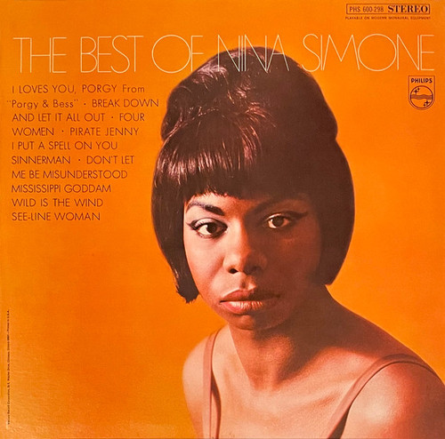 Nina Simone - The Best Of Nina Simone - Philips - PHS 600-298 - LP, Comp 1778016328