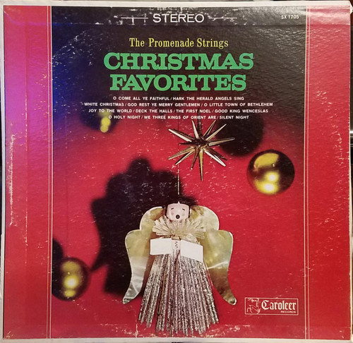 The Promenade Strings - Christmas Favorites - Caroleer Records - SX 1705 - LP 1784748862