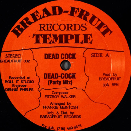 Temple (11) - Dead Cock - Bread-Fruit Records - BREADFRUIT 002 - 12" 1780371073