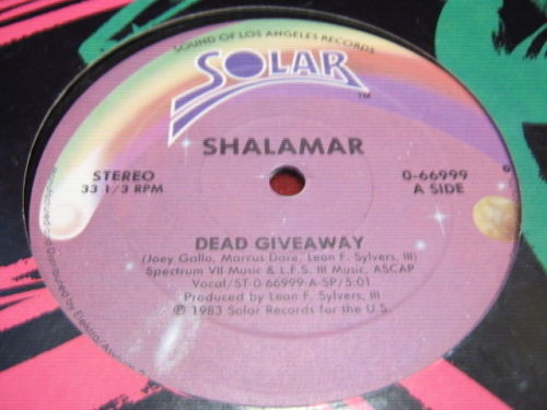 Shalamar - Dead Giveaway (12", SP)