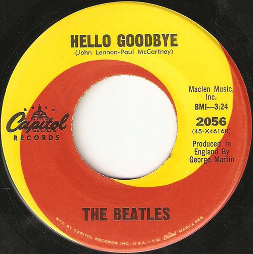 The Beatles - Hello Goodbye (7", Single, Mono, Los)