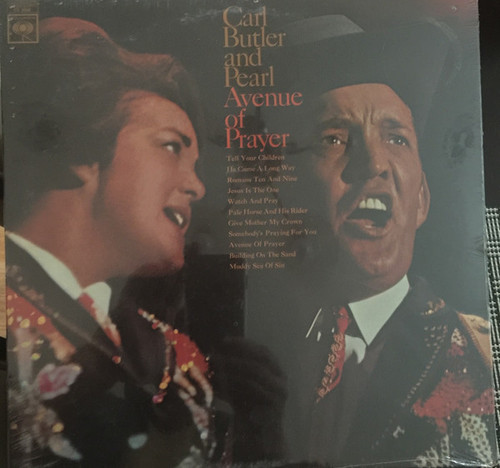 Carl Butler And Pearl* - Avenue Of Prayer (LP, Album, Mono)