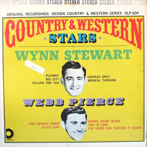 Wynn Stewart / Webb Pierce - Country Western Stars - Design Records (2) - DLP-604 - LP, Comp 1830820900