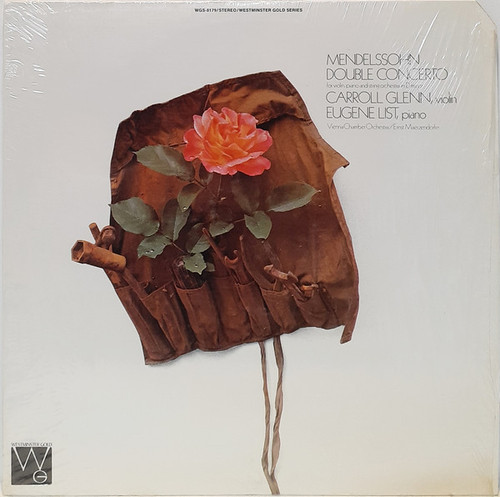 Felix Mendelssohn-Bartholdy, Carroll Glenn, Eugene List, Wiener Kammerorchester, Ernst M√§rzendorfer - Double Concerto For Violin, Piano And String Orchestra In D Minor - Westminster Gold, ABC Westminster Gold - WGS-8179 - LP 1832017225