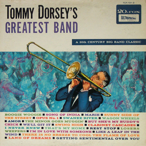 Tommy Dorsey And His Orchestra - Tommy Dorsey's Greatest Band (2xLP, Album, Mono)