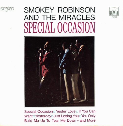 Smokey Robinson And The Miracles - Special Occasion - Tamla, Tamla, Tamla - TS290, TAMLA 290, TS 290 - LP, Album 1836861280