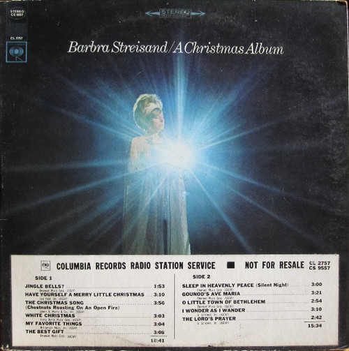 Barbra Streisand - A Christmas Album - Columbia - CS 9557 - LP, Album, Pit 1840585141