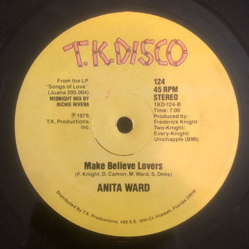 Anita Ward - Make Believe Lovers - T.K. Disco - TKD-124-B - 12", Single 1846889233