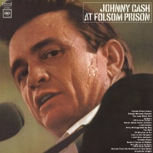 Johnny Cash - At Folsom Prison (LP, Album, RE)