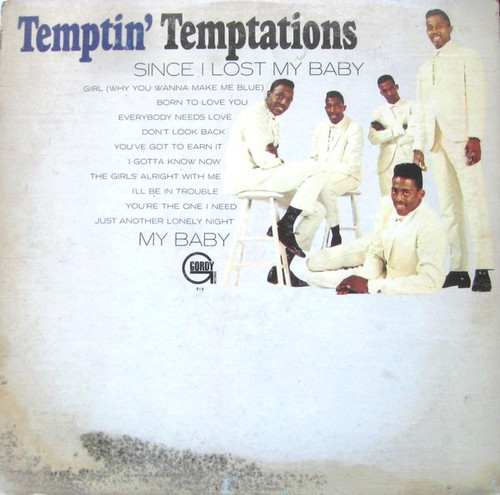 The Temptations - The Temptin' Temptations (LP, Album, Mono)