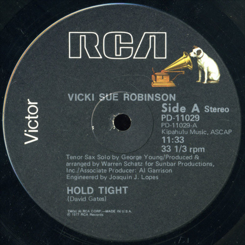 Vicki Sue Robinson - Hold Tight / Turn The Beat Around - RCA Victor - PD-11029 - 12" 1911679412