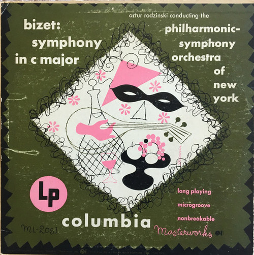 Artur Rodzinski, The New York Philharmonic Orchestra, Georges Bizet - Symphony In C Major - Columbia Masterworks, Columbia Masterworks - ML 2051, ML-2051 - 10", Album, Mono 1870116646