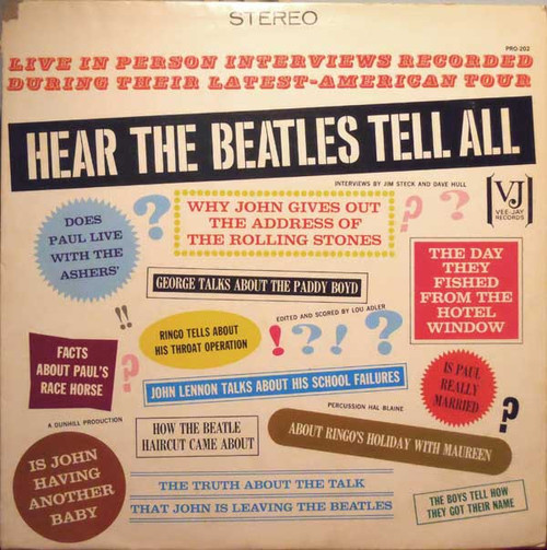 The Beatles - Hear The Beatles Tell All (LP, RE)