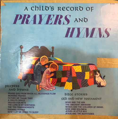 Unknown Artist - A Child's Prayers And Hymns - Happy House Records (2) - C 33 - LP, Album 1876219801
