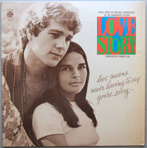Francis Lai - Love Story (Music From The Original Soundtrack Of The Paramount Picture) (LP, Album, Ter)