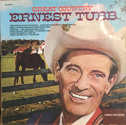 Ernest Tubb - Great Country - MCA Coral - CB-20103 - LP, Album 1882939120