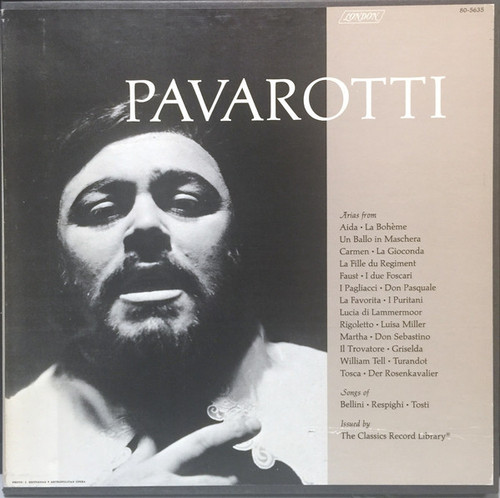 Luciano Pavarotti - Pavarotti - London Records - 80-5635 - Box, Comp, Club + 3xLP 1884562273