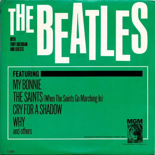 The Beatles With Tony Sheridan - The Beatles With Tony Sheridan And Guests - MGM Records, MGM Records - E 4215, E4215 - LP, Comp, Mono 1934113775