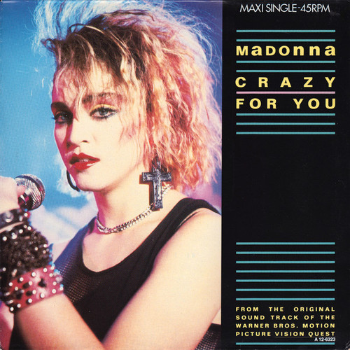 Madonna - Crazy For You - Geffen Records, Geffen Records, Geffen Records - A 12-6323, GEFA 12-6323, GEFA 12.6323 - 12", Maxi, Whi 1911414866